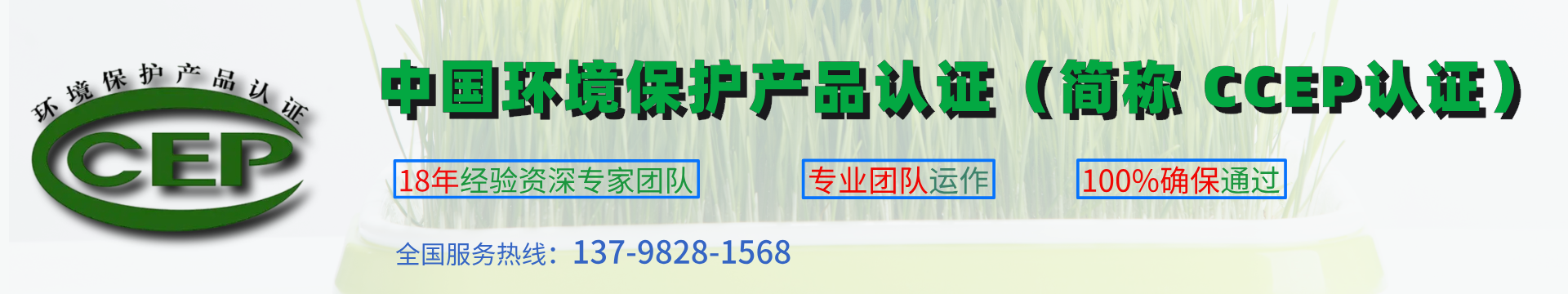 中國(guó)環(huán)境保護(hù)產(chǎn)品認(rèn)證（簡(jiǎn)稱(chēng) CCEP認(rèn)證）